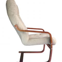 Кресло для отдыха (пружинка) Магнат 102-З-КР замша КРЕМ в Асбесте - asbest.mebel24.online | фото 2