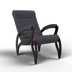 Кресло для отдыха Зельден 20-Т-ГР (тканьвенге) ГРАФИТ в Асбесте - asbest.mebel24.online | фото