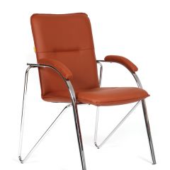 Кресло для посетителей CHAIRMAN 850 (экокожа TERRA 111) в Асбесте - asbest.mebel24.online | фото