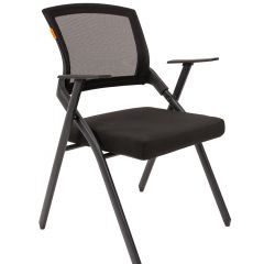 Кресло для посетителей CHAIRMAN NEXX (ткань стандарт черный/сетка DW-01) в Асбесте - asbest.mebel24.online | фото