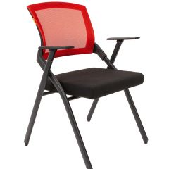 Кресло для посетителей CHAIRMAN NEXX (ткань стандарт черный/сетка DW-69) в Асбесте - asbest.mebel24.online | фото