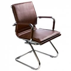 Кресло для посетителя Бюрократ CH-993-Low-V/Brown коричневый в Асбесте - asbest.mebel24.online | фото 1