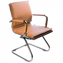 Кресло для посетителя Бюрократ CH-993-Low-V/Camel светло-коричневый в Асбесте - asbest.mebel24.online | фото 1