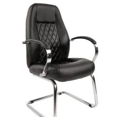 Кресло для посетителя CHAIRMAN 950 V Черное в Асбесте - asbest.mebel24.online | фото