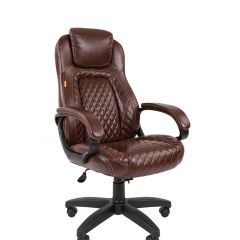Кресло для руководителя  CHAIRMAN 432 (Экокожа коричневая) в Асбесте - asbest.mebel24.online | фото