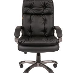 Кресло для руководителя  CHAIRMAN 442 (экокожа черная) в Асбесте - asbest.mebel24.online | фото
