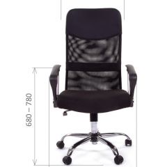 Кресло для руководителя CHAIRMAN 610 N(15-21 черный/сетка серый) в Асбесте - asbest.mebel24.online | фото 2