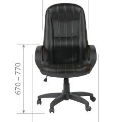 Кресло для руководителя  CHAIRMAN 685 (экокожа черный) в Асбесте - asbest.mebel24.online | фото 5