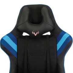 Кресло игровое Бюрократ VIKING 4 AERO BLUE черный/синий в Асбесте - asbest.mebel24.online | фото 6