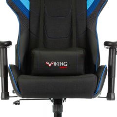 Кресло игровое Бюрократ VIKING 4 AERO BLUE черный/синий в Асбесте - asbest.mebel24.online | фото 7