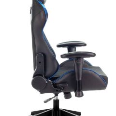 Кресло игровое Бюрократ VIKING 4 AERO BLUE черный/синий в Асбесте - asbest.mebel24.online | фото 8