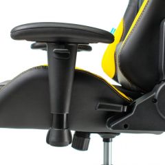 Кресло игровое Бюрократ VIKING 5 AERO YELLOW черный/желтый в Асбесте - asbest.mebel24.online | фото 5