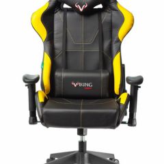 Кресло игровое Бюрократ VIKING 5 AERO YELLOW черный/желтый в Асбесте - asbest.mebel24.online | фото 3