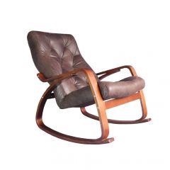 Кресло качалка Гранд 103-З-Ш Шоколад в Асбесте - asbest.mebel24.online | фото