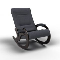 Кресло-качалка Вилла 11-Т-ГР (тканьвенге) ГРАФИТ в Асбесте - asbest.mebel24.online | фото 1