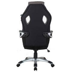 Кресло компьютерное BRABIX Techno GM-002 (ткань) черное/серое, вставки белые (531815) в Асбесте - asbest.mebel24.online | фото 6