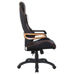 Кресло компьютерное BRABIX Techno Pro GM-003 (ткань черное/серое, вставки оранжевые) 531813 в Асбесте - asbest.mebel24.online | фото 3