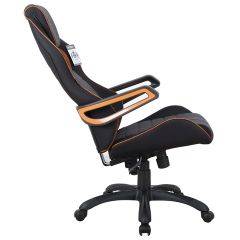 Кресло компьютерное BRABIX Techno Pro GM-003 (ткань черное/серое, вставки оранжевые) 531813 в Асбесте - asbest.mebel24.online | фото 4