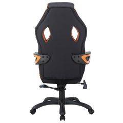 Кресло компьютерное BRABIX Techno Pro GM-003 (ткань черное/серое, вставки оранжевые) 531813 в Асбесте - asbest.mebel24.online | фото 5
