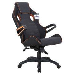 Кресло компьютерное BRABIX Techno Pro GM-003 (ткань черное/серое, вставки оранжевые) 531813 в Асбесте - asbest.mebel24.online | фото 8