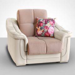 Кресло-кровать + Пуф Кристалл (ткань до 300) НПБ в Асбесте - asbest.mebel24.online | фото 1
