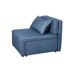 Кресло-кровать Милена (синий) Велюр в Асбесте - asbest.mebel24.online | фото 1