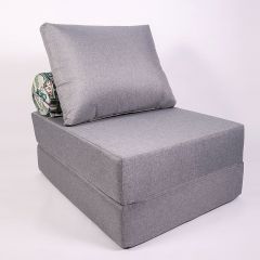 Кресло-кровать-пуф бескаркасное Прайм (Серый) в Асбесте - asbest.mebel24.online | фото