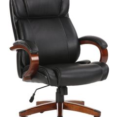 Кресло офисное BRABIX PREMIUM "Magnum EX-701" (дерево, рециклированная кожа, черное) 531827 в Асбесте - asbest.mebel24.online | фото