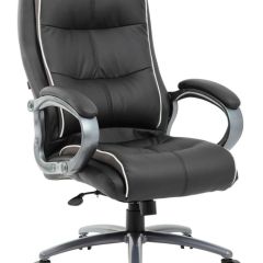 Кресло офисное BRABIX PREMIUM "Strong HD-009" (экокожа черная, ткань серая) 531945 в Асбесте - asbest.mebel24.online | фото