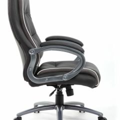 Кресло офисное BRABIX PREMIUM "Strong HD-009" (экокожа черная, ткань серая) 531945 в Асбесте - asbest.mebel24.online | фото 3