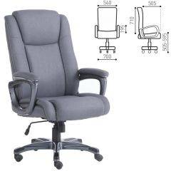 Кресло офисное BRABIX "Solid HD-005" (ткань/серое) 531823 в Асбесте - asbest.mebel24.online | фото