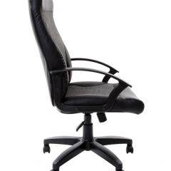 Кресло офисное BRABIX "Trust EX-535" (экокожа/черная/ткань серая) 531383 в Асбесте - asbest.mebel24.online | фото