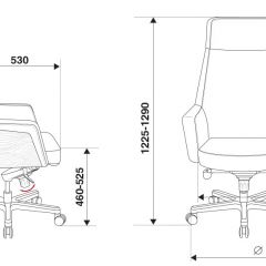 Кресло руководителя Бюрократ _ANTONIO/BLACK черный в Асбесте - asbest.mebel24.online | фото 4