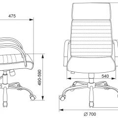 Кресло руководителя Бюрократ T-8010N/SL/BLACK в Асбесте - asbest.mebel24.online | фото 4