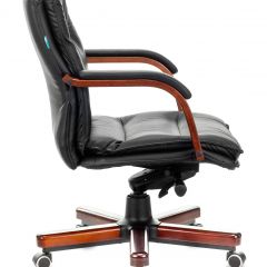 Кресло руководителя Бюрократ T-9927WALNUT-LOW/BL в Асбесте - asbest.mebel24.online | фото 2