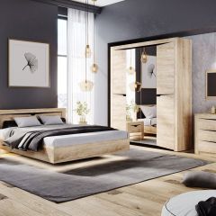 Кровать 1400 парящая с ПМ НКМ Версаль-5 секция №5 в Асбесте - asbest.mebel24.online | фото 2