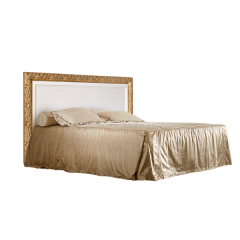 Кровать 2-х спальная (1,4 м) Тиффани штрих-лак/золото с подъемным механизмом (ТФКР140-2[7]) в Асбесте - asbest.mebel24.online | фото