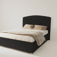 Кровать Берлин без основания 1600 (экокожа кольт ч) в Асбесте - asbest.mebel24.online | фото