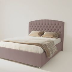 Кровать Берлин с ПМ 900 (велюр темно-серый) в Асбесте - asbest.mebel24.online | фото 2