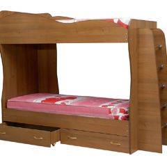 Кровать детская 2-х ярусная Юниор-1 (800*2000) ЛДСП в Асбесте - asbest.mebel24.online | фото 1