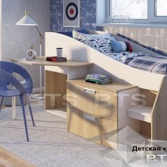 Кровать детская Скаут NEW (дуб сонома/ белый) в Асбесте - asbest.mebel24.online | фото 2