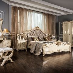 Кровать 1800 Джоконда (крем) в Асбесте - asbest.mebel24.online | фото 7