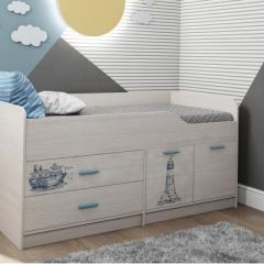 КАПРИЗ-16 Кровать 800 двухъярусная без рисунка в Асбесте - asbest.mebel24.online | фото 2