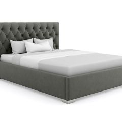 Кровать Ева интерьерная +основание (160х200) в Асбесте - asbest.mebel24.online | фото 9