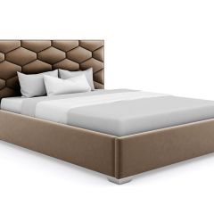 Кровать Коралл интерьерная +основание (200х200) в Асбесте - asbest.mebel24.online | фото 11