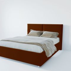 Кровать Корсика с ПМ 1400 (велюр бордо) в Асбесте - asbest.mebel24.online | фото 2