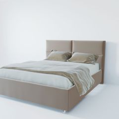 Кровать Корсика с ПМ 800 (велюр светло-серый) в Асбесте - asbest.mebel24.online | фото 2