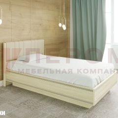 Кровать КР-1011 с мягким изголовьем в Асбесте - asbest.mebel24.online | фото