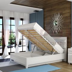 Кровать КР-1071 с мягким изголовьем в Асбесте - asbest.mebel24.online | фото 5