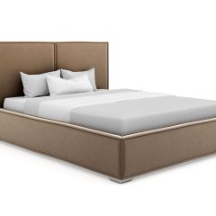 Кровать Монте интерьерная +основание (200х200) в Асбесте - asbest.mebel24.online | фото 6